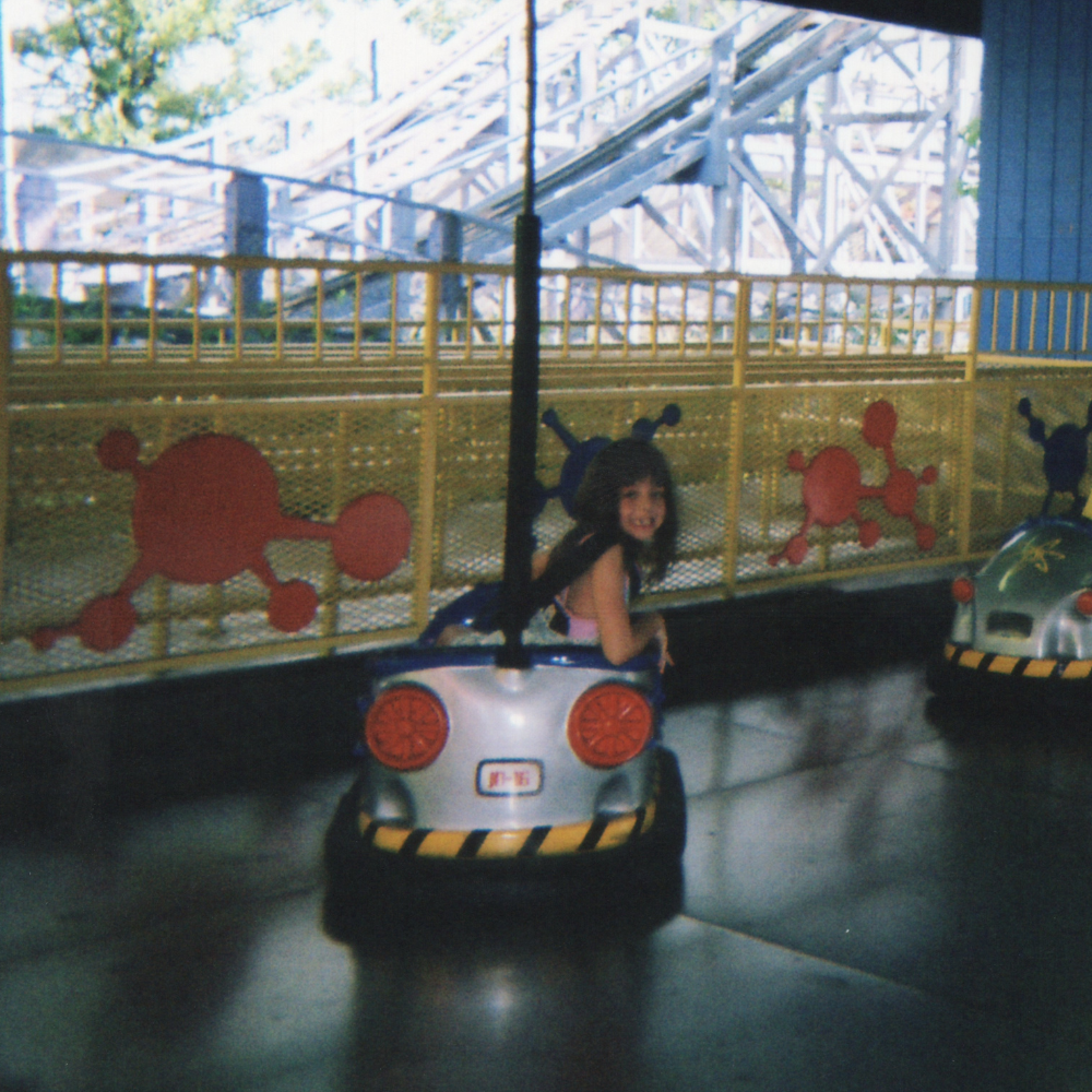 Little Jerica Riding Dodgem Ride.